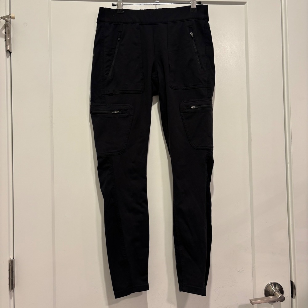 The North Face Womens Black Cargo Hiking Pants Slim Fit Medium M Regular